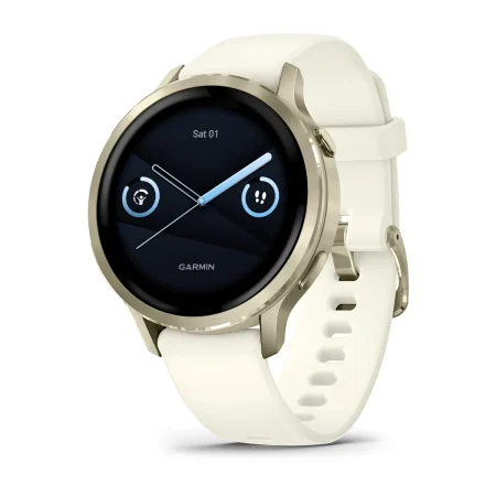 Garmin Venu 4 - 41mm Heilsuúr - Gyllt/Beinhvítt