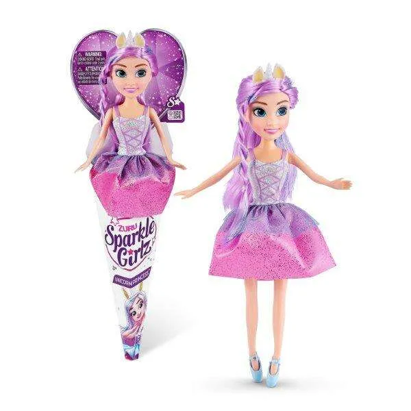 ZURU Sparkle -dúkka 26cm Unicorn prinses - Image 2