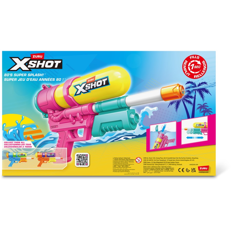 X-Shot Fast Fill Retro vatnsbyssa - Image 3