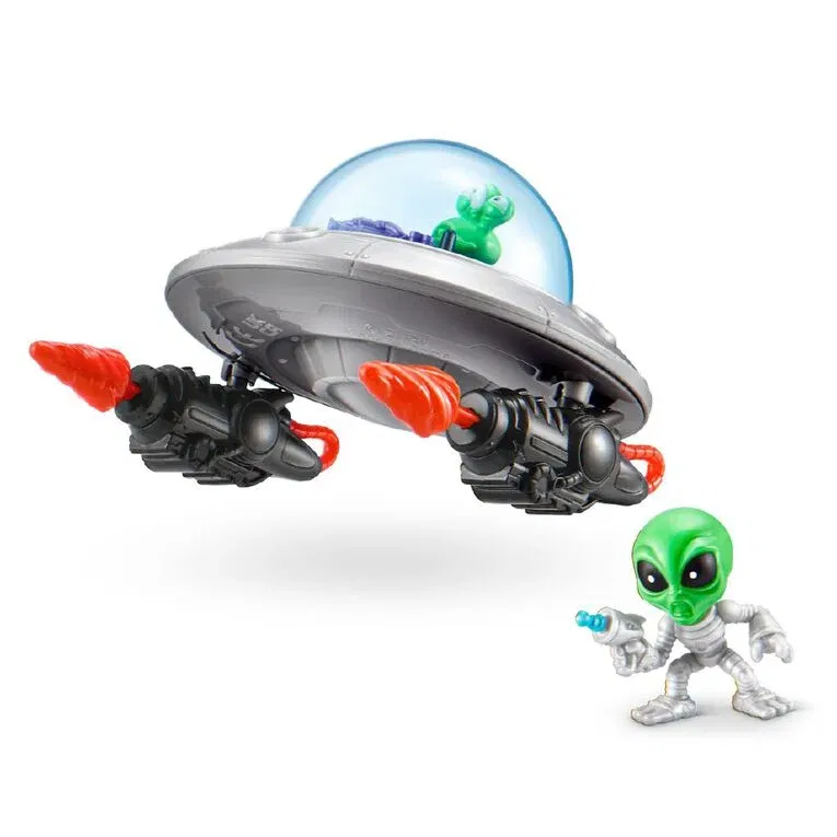Zuru Smashers Eldflaug með risaeðlu og geimveru - Image 3