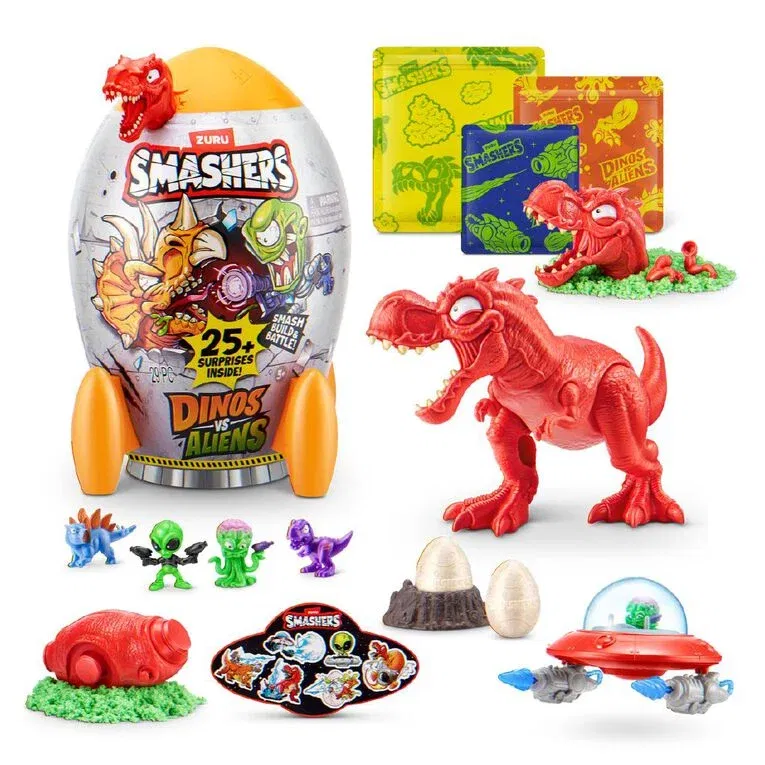 Zuru Smashers Eldflaug með risaeðlu og geimveru - Image 2