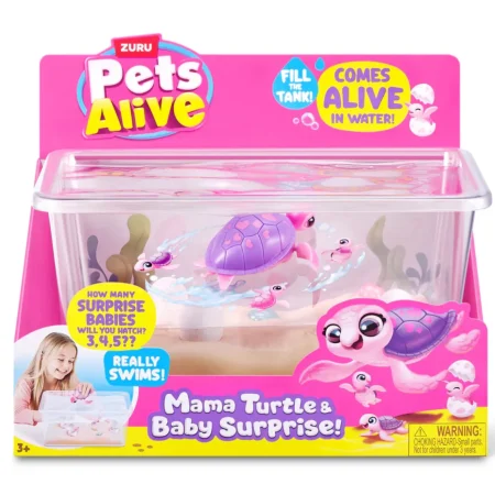 Pets Alive Skjaldbaka Mamma og litlu ungarnir