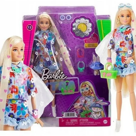 Barbie Extra Pop Styling dúkka og aukahl.
