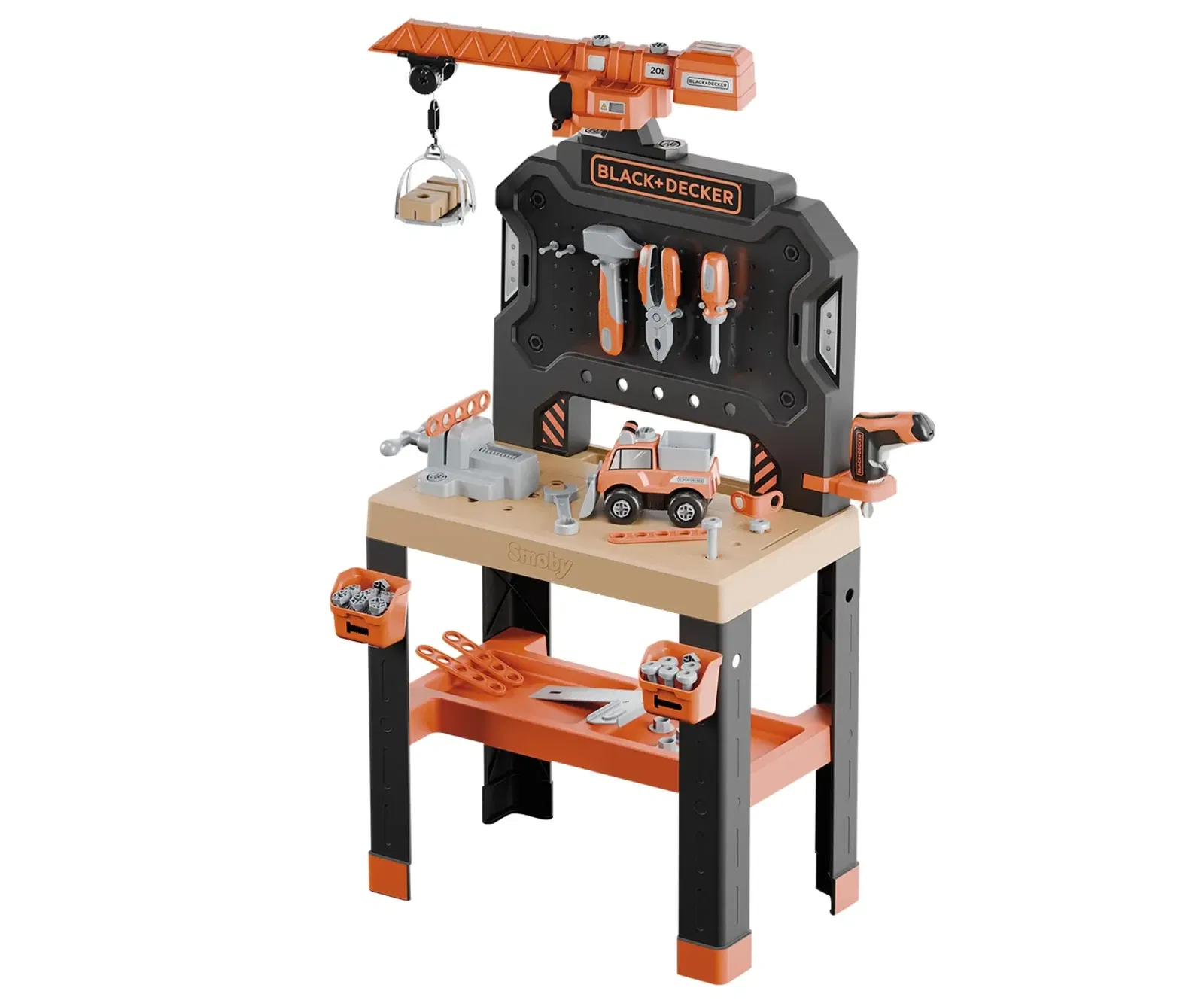 Smoby Black+Decker Verkfærabekkur með krana
