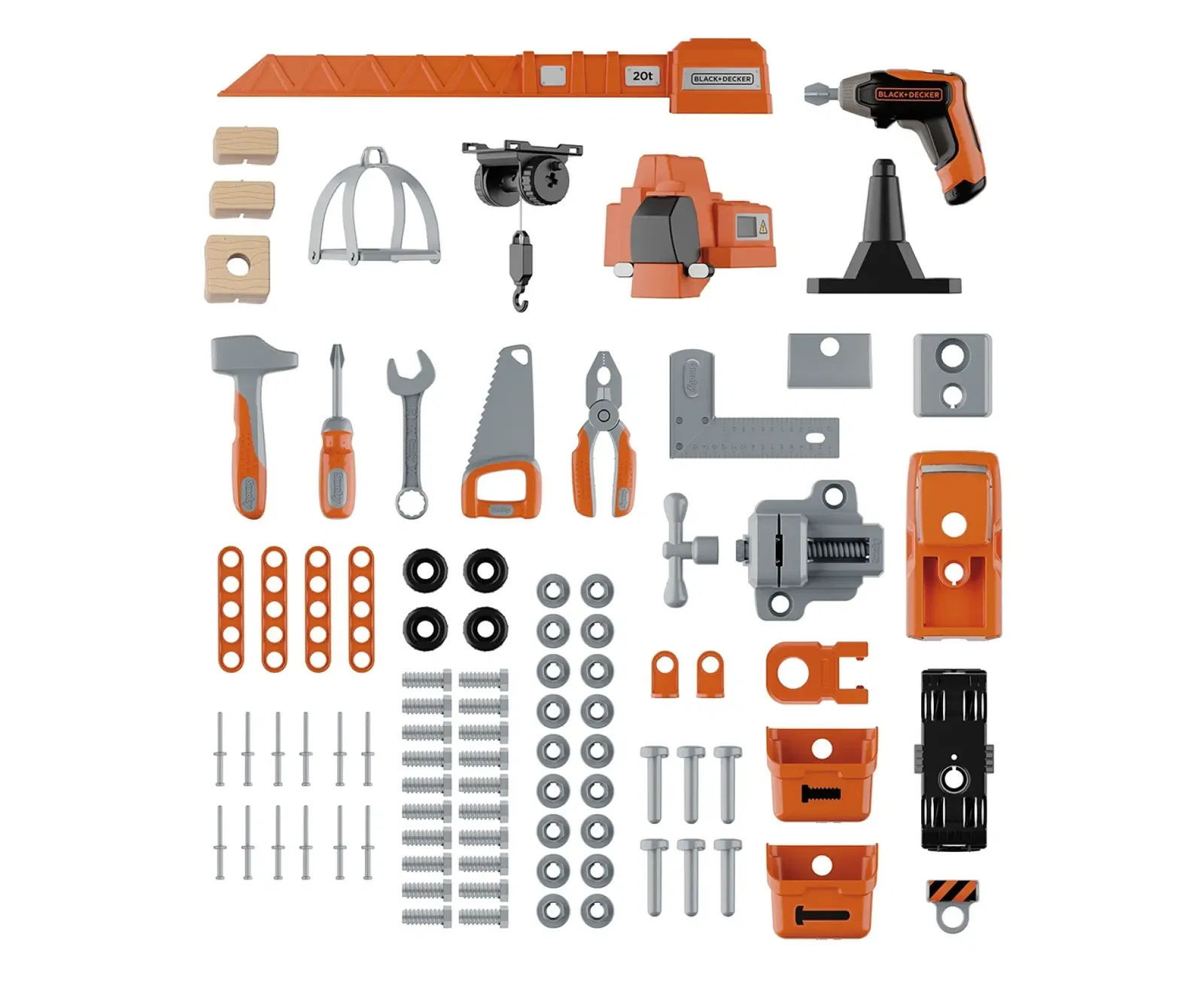 Smoby Black+Decker Verkfærabekkur með krana - Image 6