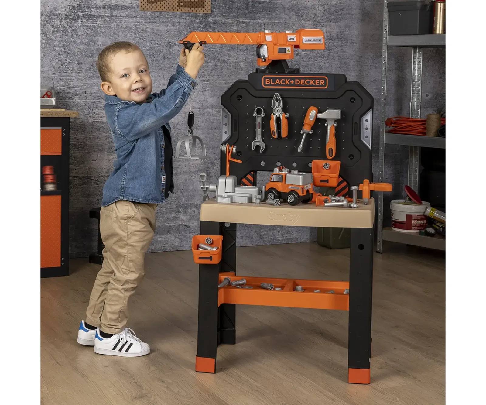 Smoby Black+Decker Verkfærabekkur með krana - Image 5