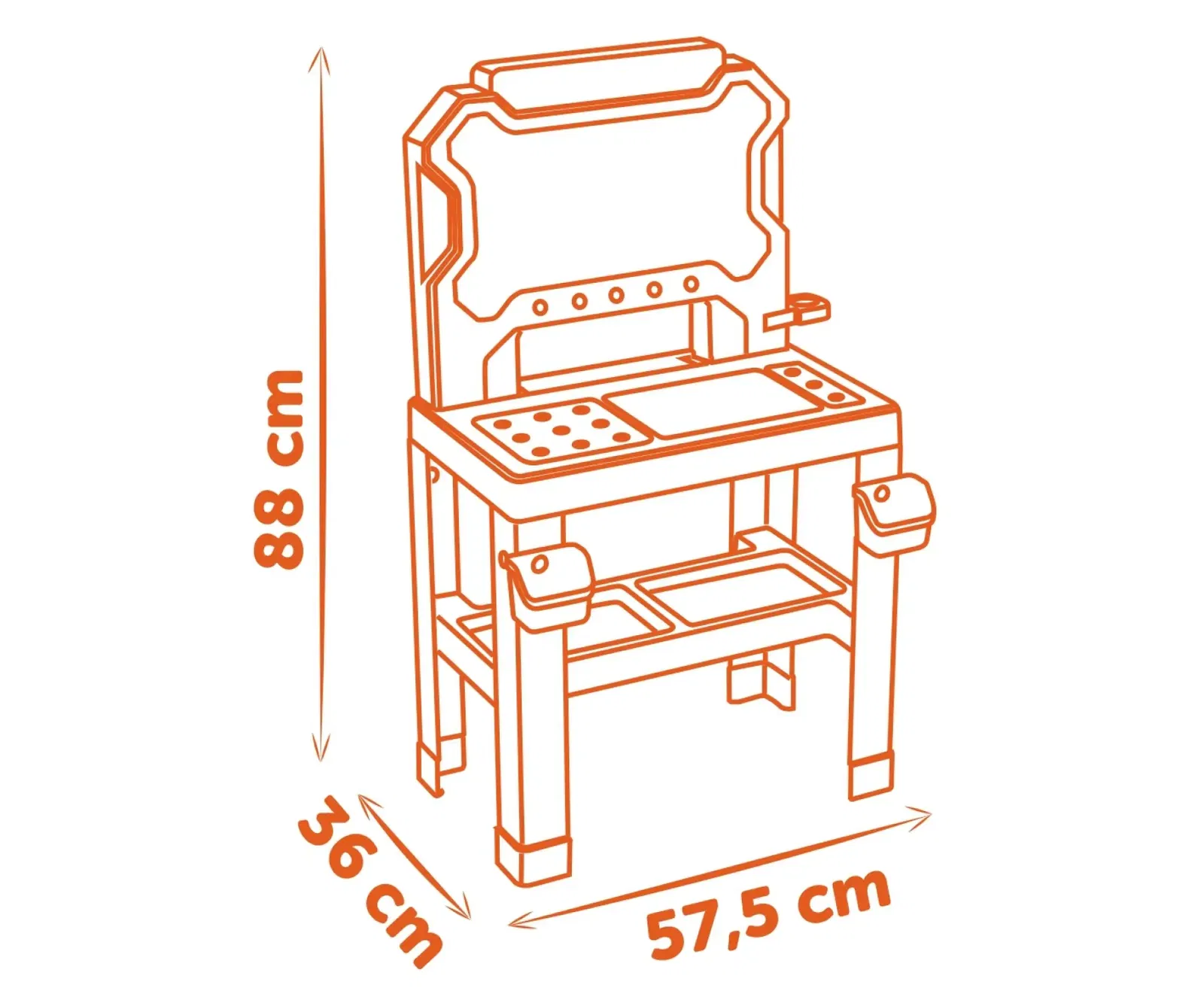 Smoby Black+Decker Verkfærabekkur - Image 3