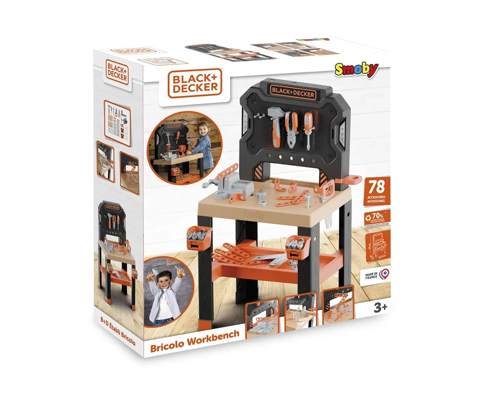 Smoby Black+Decker Verkfærabekkur - Image 2