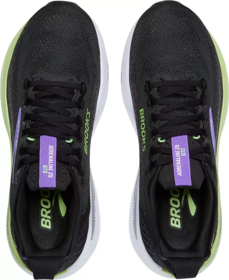 Brooks Adrenaline GTS 25 Dömu Hlaupaskór Black/Blackened Pearl/Purple - Image 4