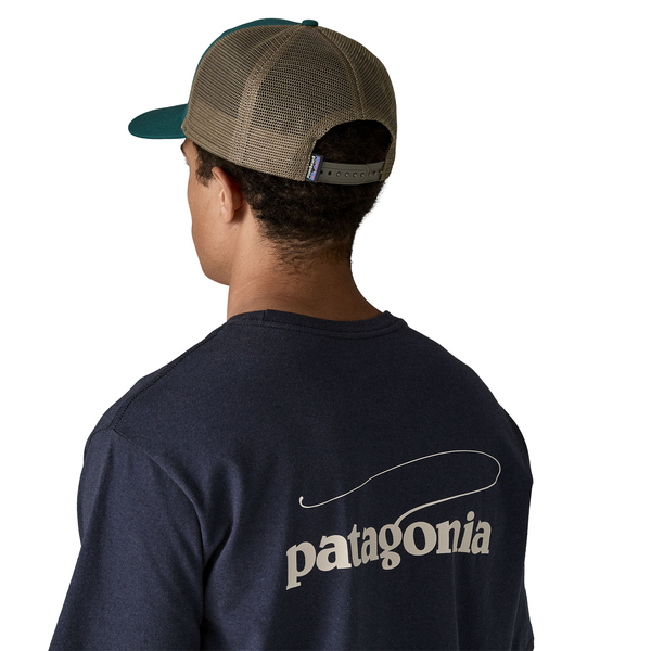 Patagonia P-6 Logo Trucker Derhúfa Cascade Green - Image 3