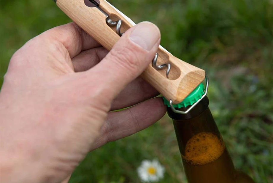 Opinel N°10 Hnífur með upptakara og tappatogara - Image 10