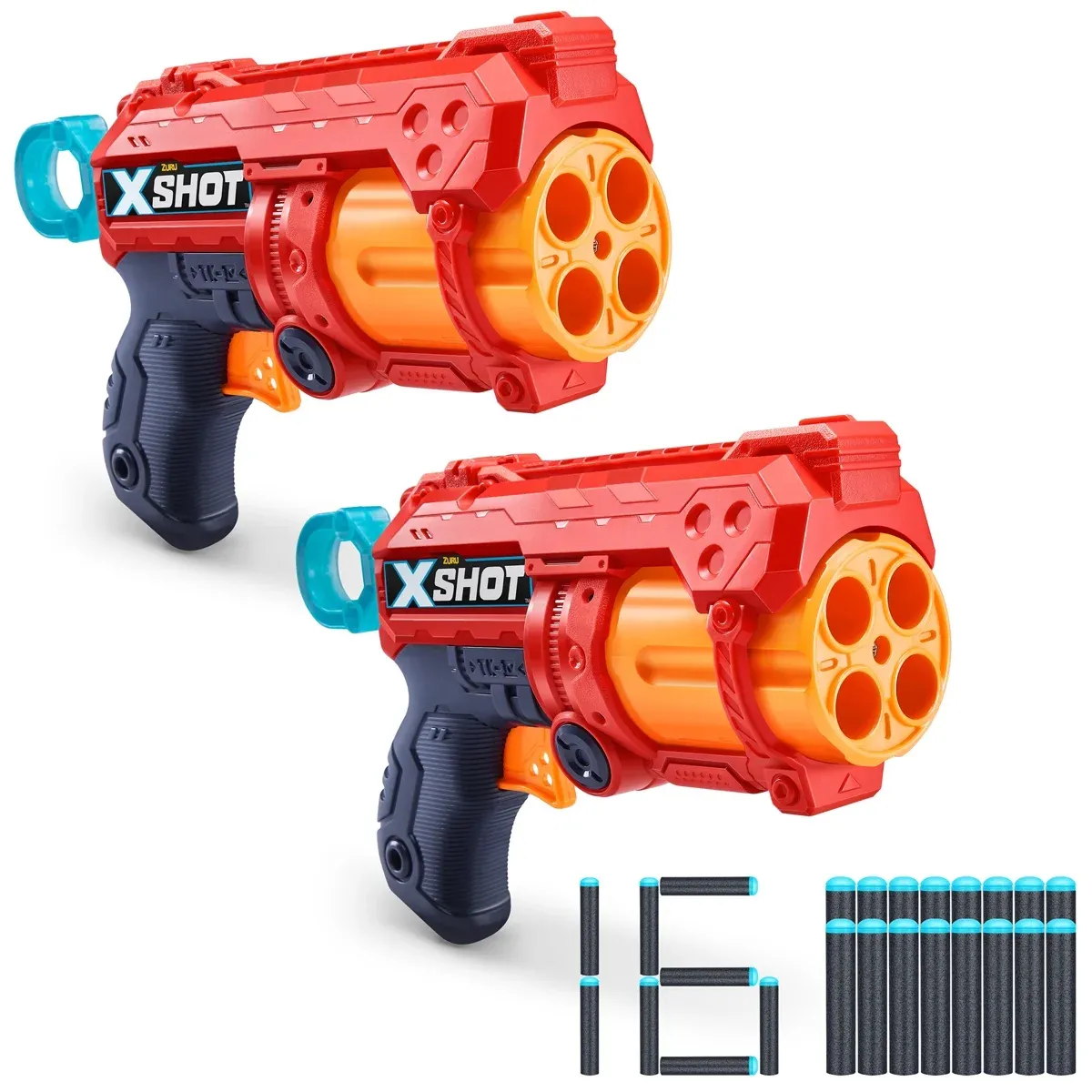 Zuru X-shot Byssur Fury 2 í pakka og 3 dósir - Image 3