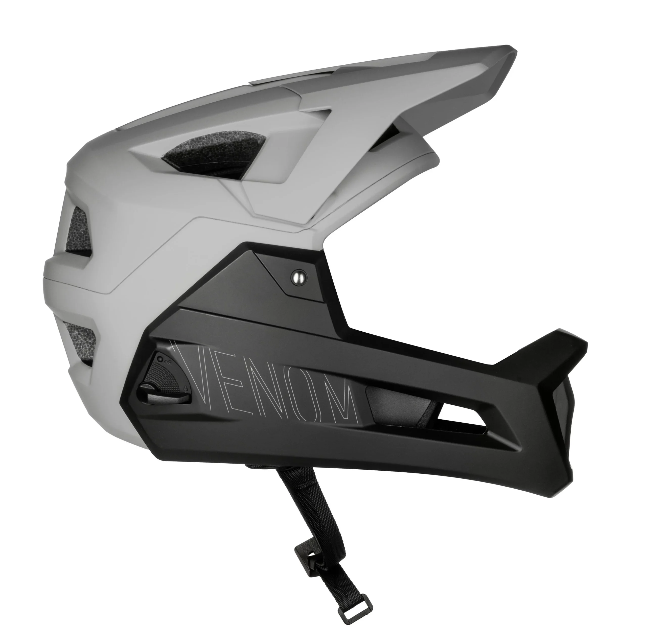 Force Hjálmur Venom Downhill Grey-Black - Image 2