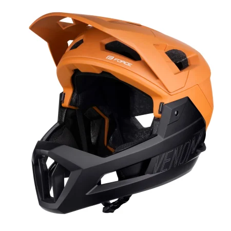 Force Hjálmur Venom Downhill Orange-Black