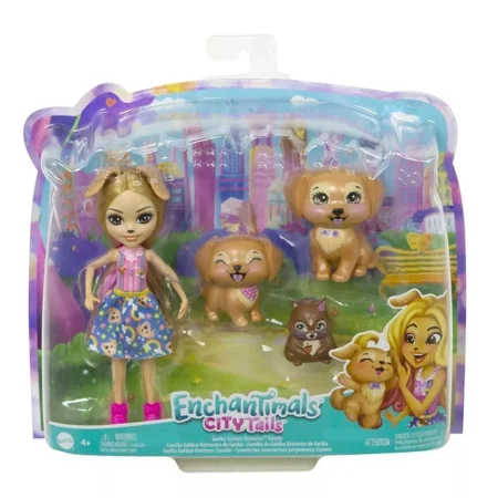 Enchantimals City Tails Gerika Golden Retriever Fa