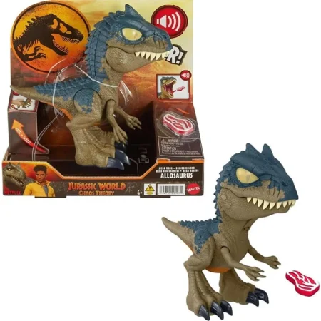 Jurassic World Chaos Theory Mega Roar Allosaurus með hljóði