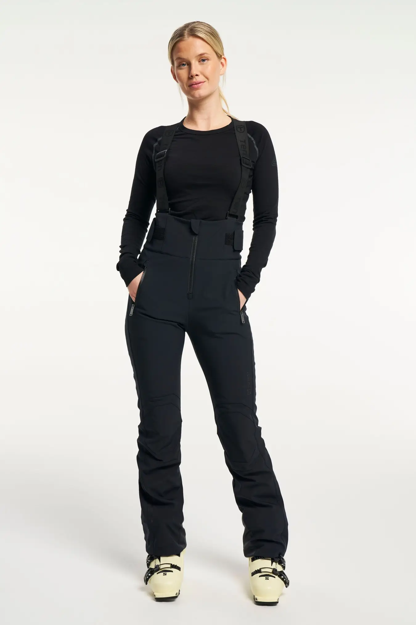 Tenson Grace Softshell Dömu Skíðabuxur Black