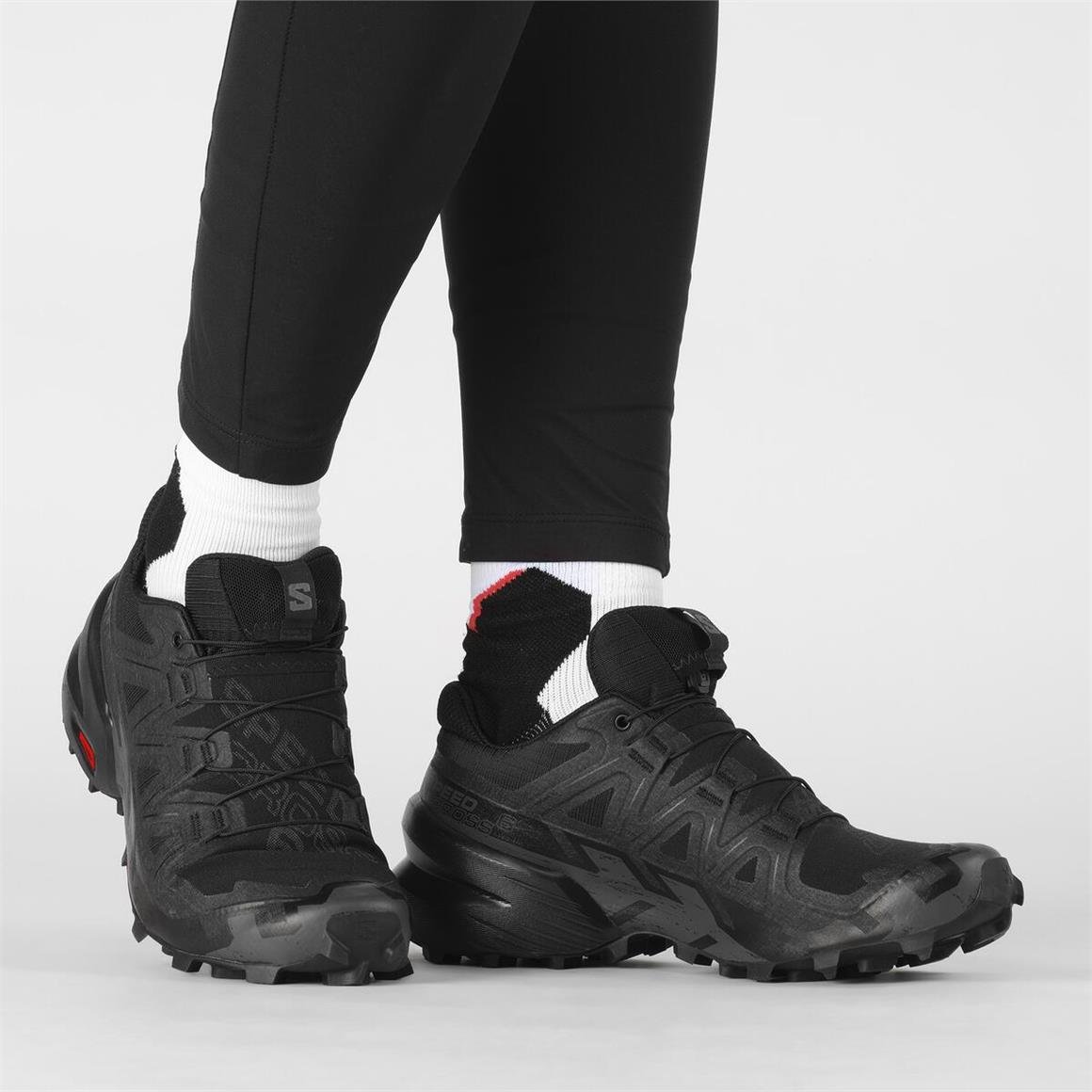 Salomon Speedcross 6 Dömu Utanvegarhlaupaskór Svartur - Image 5