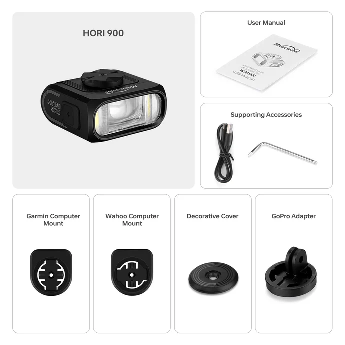 MagicShine HORI900DUAL Mounted Hjólaljós 900LM - Image 8