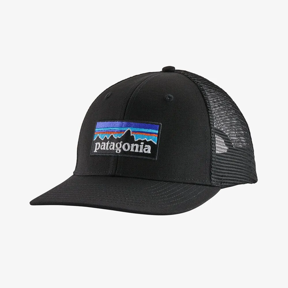Patagonia Derhúfa Trucker P-6 Logo Black