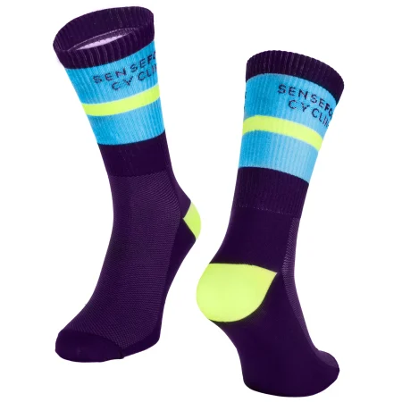 Force Stripe Long Hjólasokkar Purple