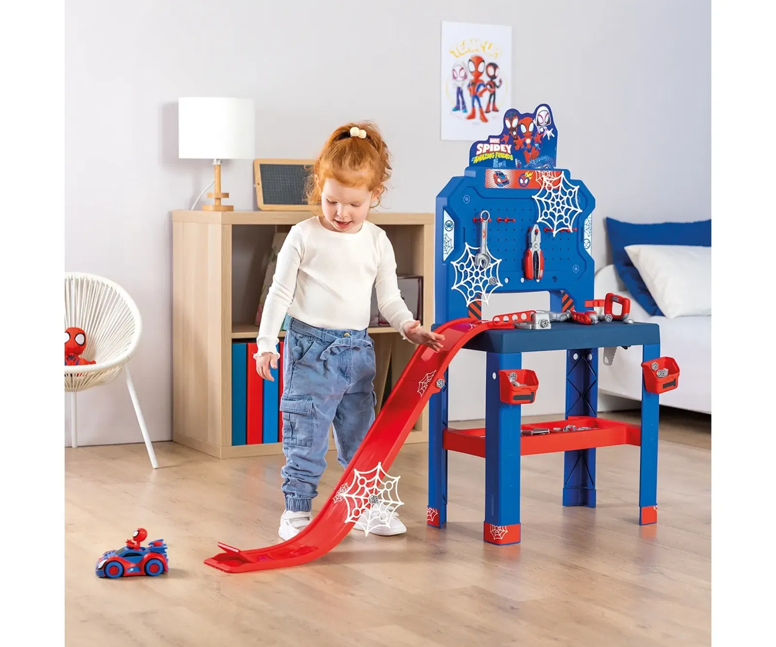 Smoby Spiderman Verkfærabekkur - Image 4