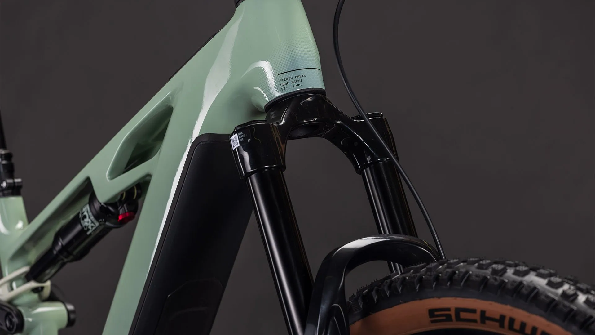 Cube Stereo Hybrid ONE44 HPC Race 800 Rafmagnshjól driedherbs´n´black - Image 4