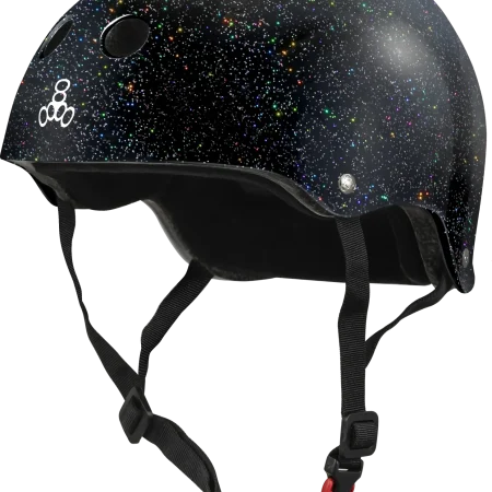 Triple Eight Glitter Sweatsaver Hjálmur Svartur/Glimmer