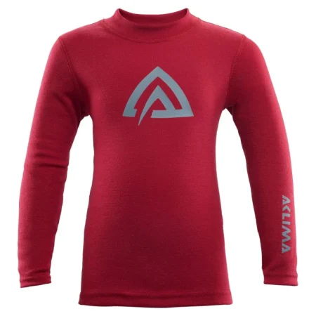 Aclima Warmwool Barnapeysa ChiliPepper/Olive