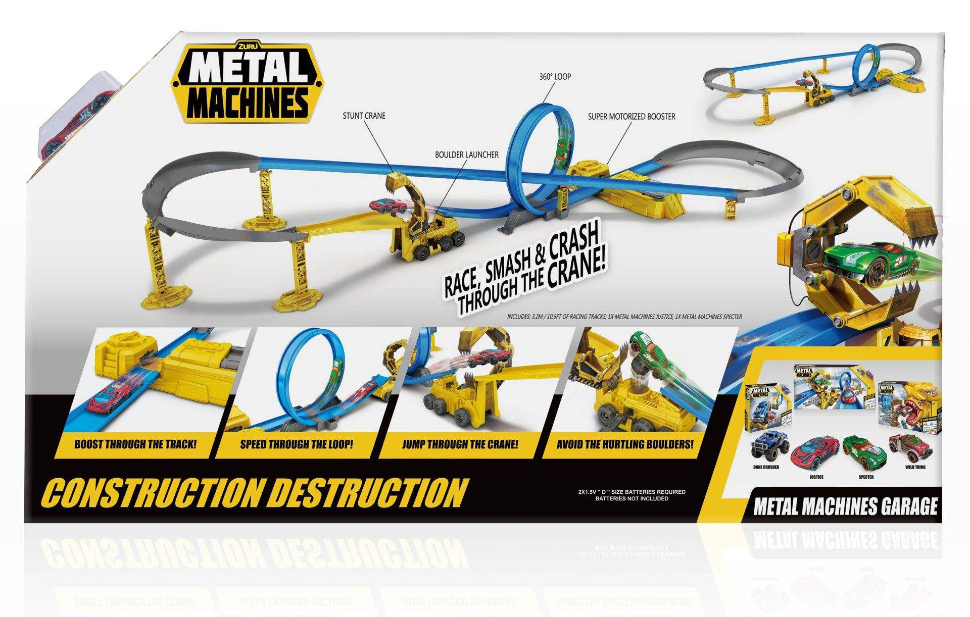 ZURU METAL MACHINES Bílabraut með krana - Image 10